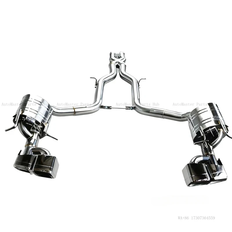 

Exhaust Pipe High Quality Stainless Steel Catback Exhaust System for C63 W204 Performance Muffler Valve Auto Parts