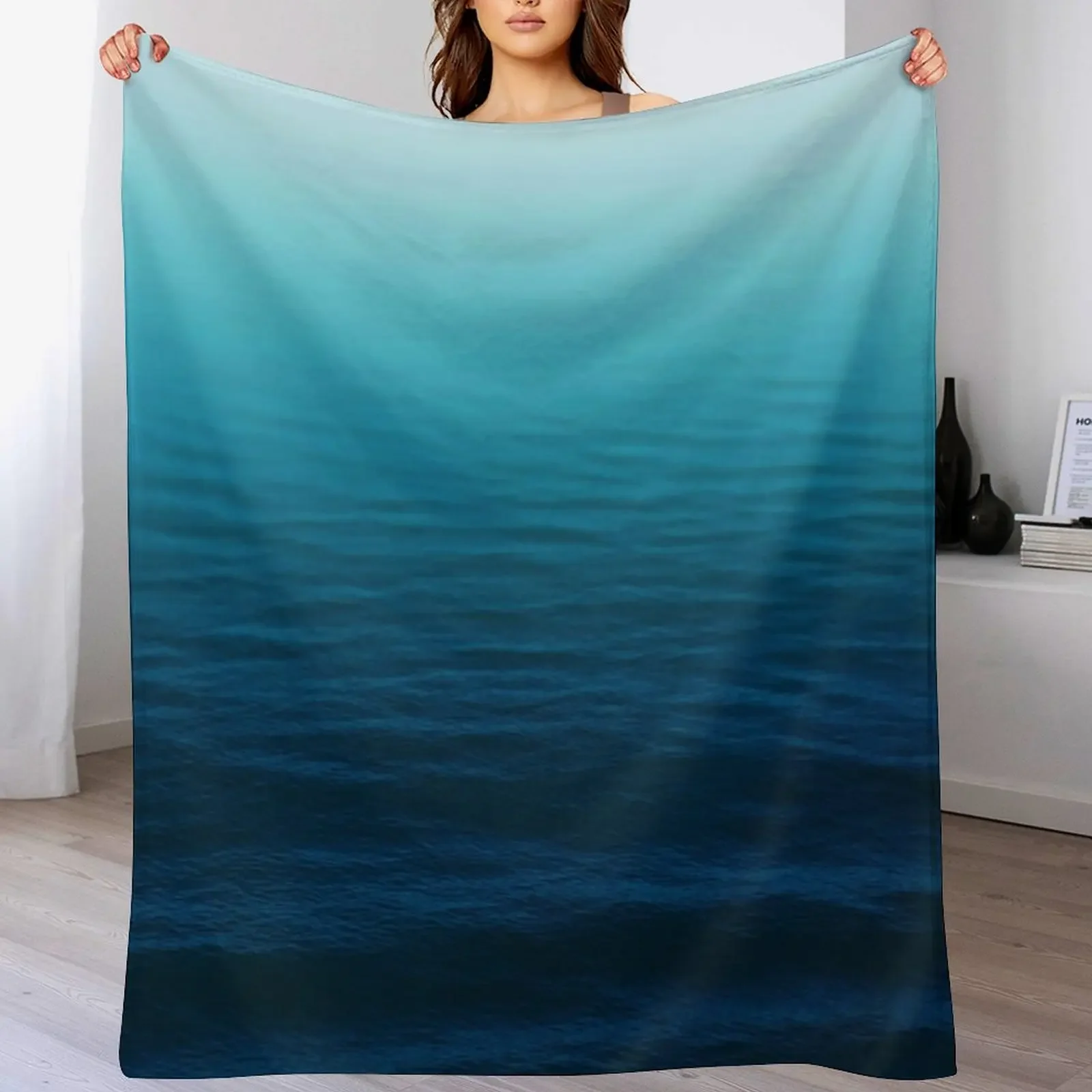 

Deep Blue Throw Blanket Large For Sofa Thin Picnic Blankets