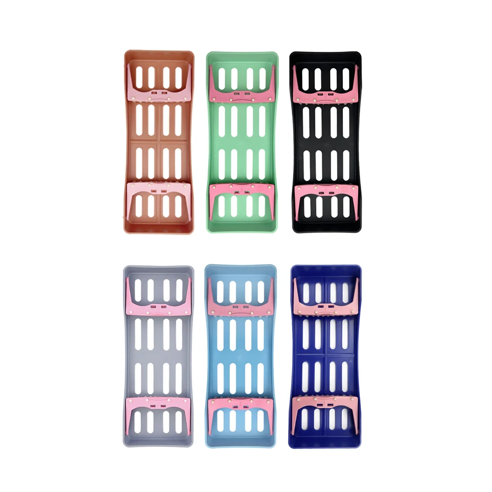 Dental Instrument Disinfection Box Cartridge Type Plastic High-temperature Storage Rack Management Box small Size 5 Pieces - Image 2