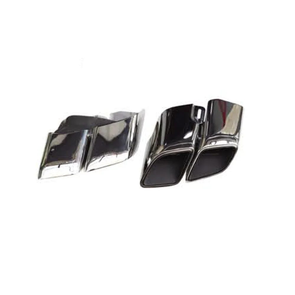 

Suitable for Porsche PANAMERA turbo tail pipe with a glossy silver color