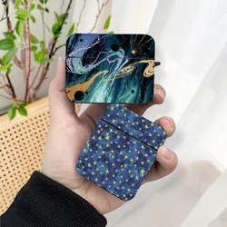 Starry Stars AirPods Case Black Wireless Bluetooth Earphone Case for Apple Airpods 1 2 3 Pro 2 Protective Case
