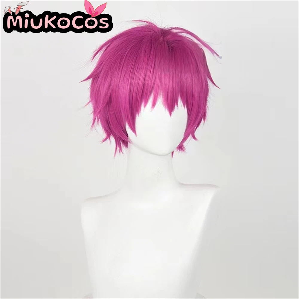 W MAGAZYNIE Peruka do Cosplayu Saiki Kusuo MiukoCosplay Anime The Disastrous Life of Saiki K. Cosplay Różowe Włosy