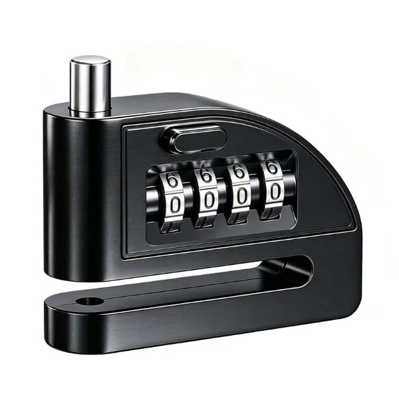 Alloy Steel Disc Brake for Lock Push Lock Mechanism 4 Digit Code for Mountain For Bike Road For Bike E For Bike Motorcycle