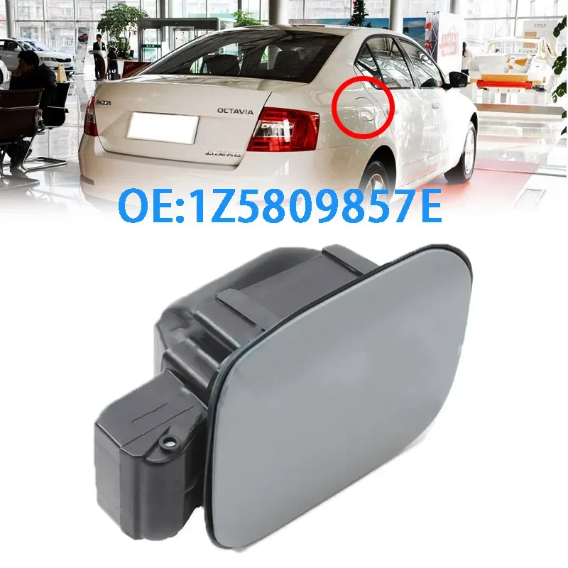 

For Skoda 2007-2017 Octavia Fuel Filler Cap Tank Outer Cover Door Primer 1Z5809857E