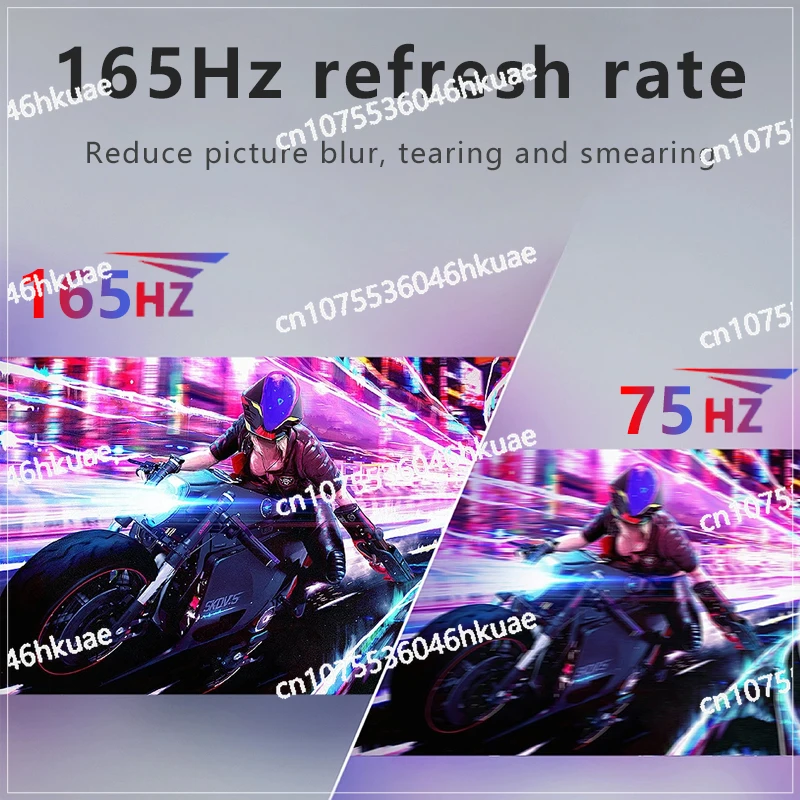 34" gebogener 4K 165Hz rahmenloser LED-Gaming-Monitor für Gamer Ansicht 2