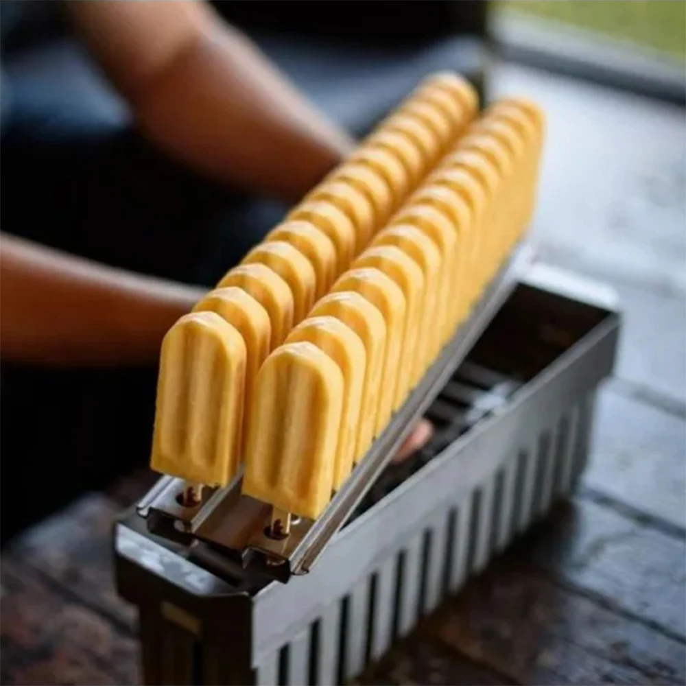 

Stainless Steel 304 Ataforma Brazilian Popsicle Mold Ice Cream Lolly Moulds/ 26 Cavities Ice Lolly Mold