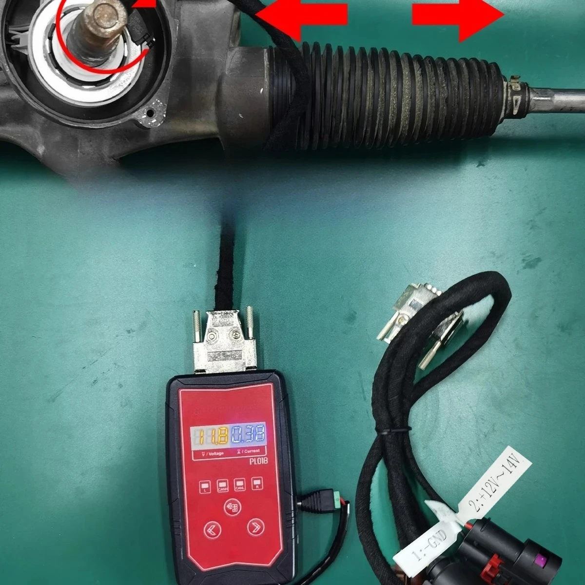 Direction machine tester detection platform is suitable for offline maintenance and testing. Direction machine supports OBD