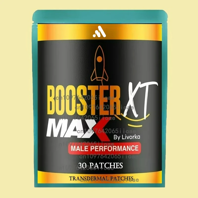

30-пластыри Booster XT Testosterone Booster Transdermal Patches для мужчин, с Saw Palmetto и Shilajit