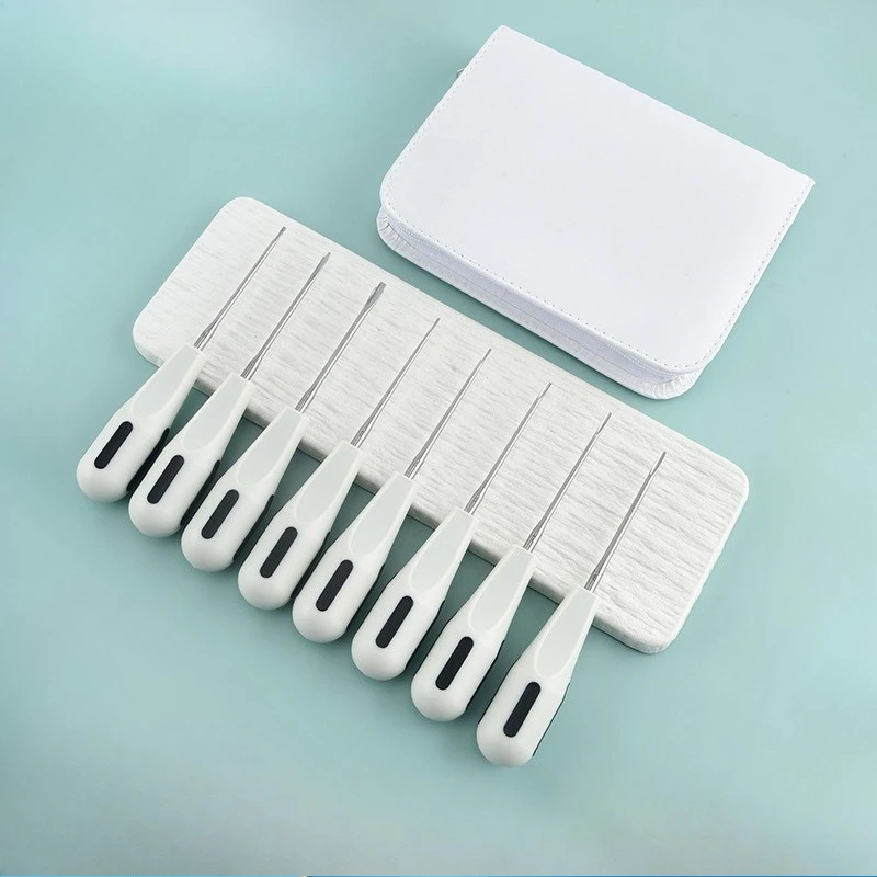 8pcs/set Lab Luxating Lift Elevators Tool Minimally Invasive Extracting Forceps Root Extractor Best Tools