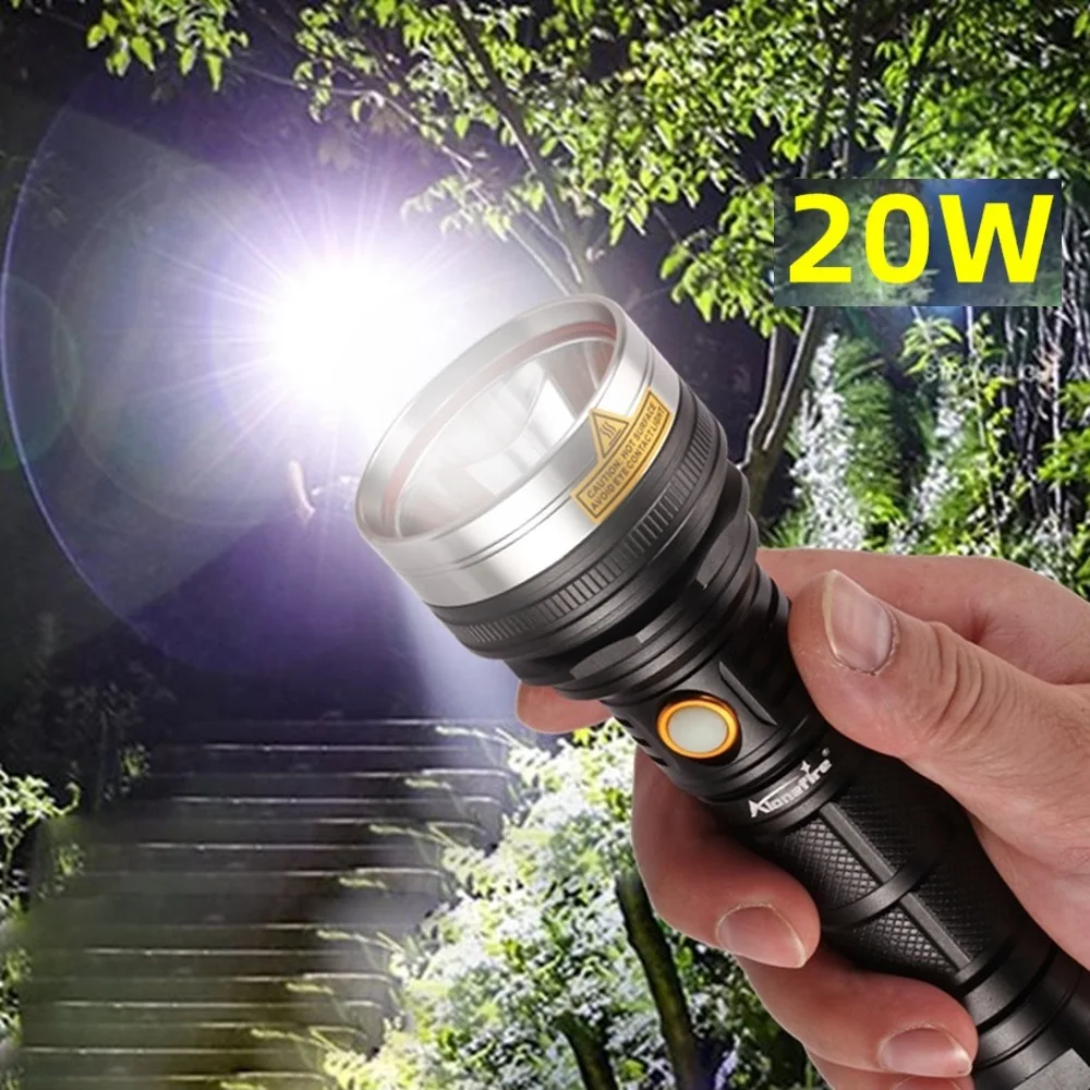 Alonefire X28 Rechargeable Torch Lighter SST40 2300lm TYPE-C Led Flashlight By 26800 Battery for Hiking,Camping,Patrol