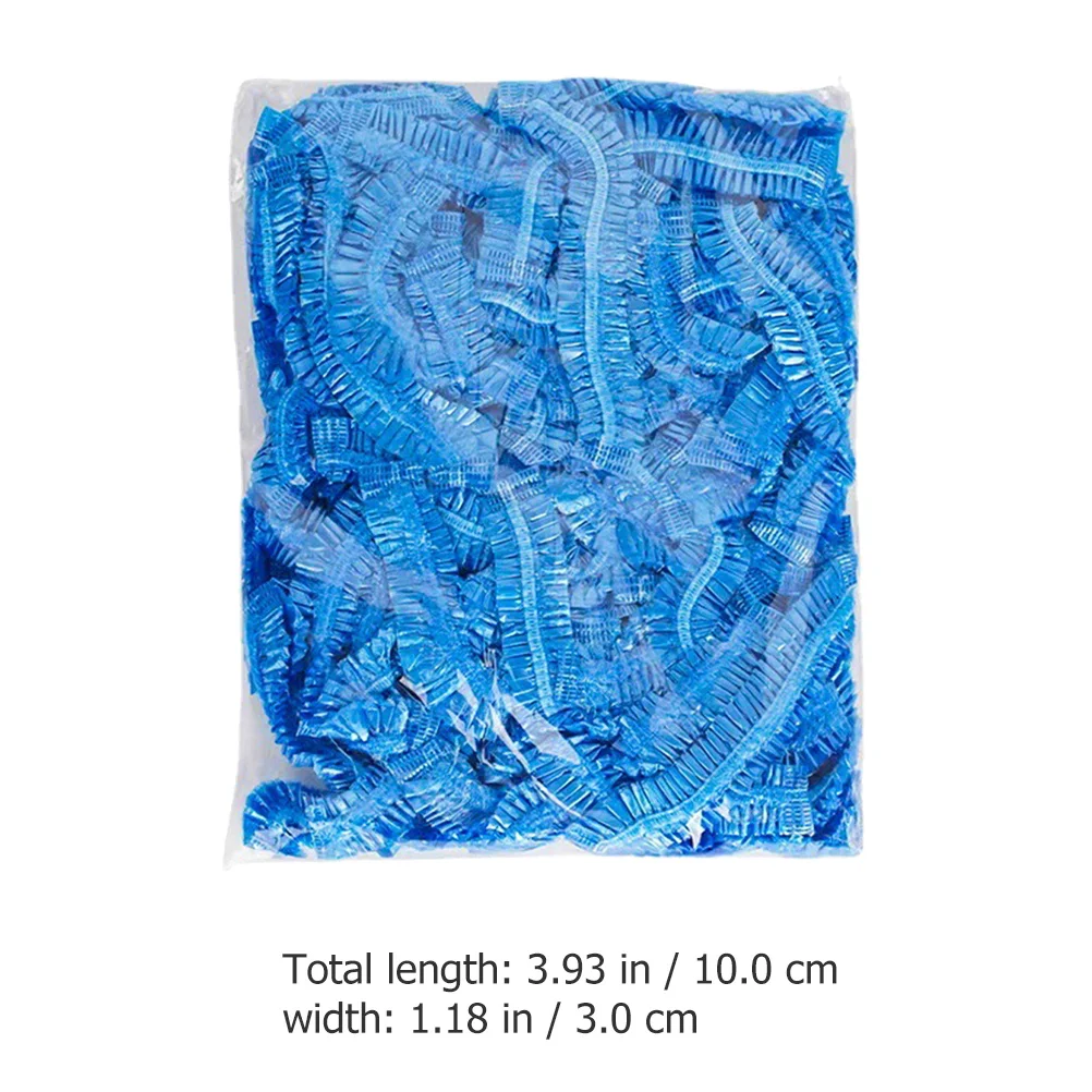 200Pcs Disposable Shoe Covers Pe Waterproof Dustproof Tear Resistant Universal Size for Automatic Shoe Cover Machine Non Slip