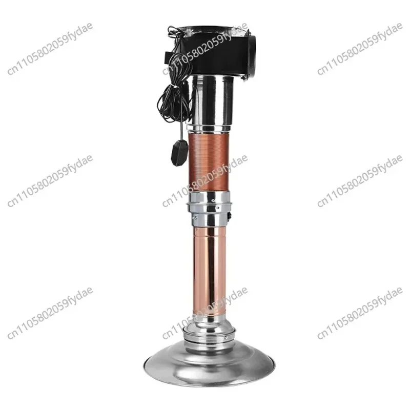 Upper Exhaust Flexible Duct with Fan Smoke Extraction Pipe for Barbecue Flexible Grill Venting System