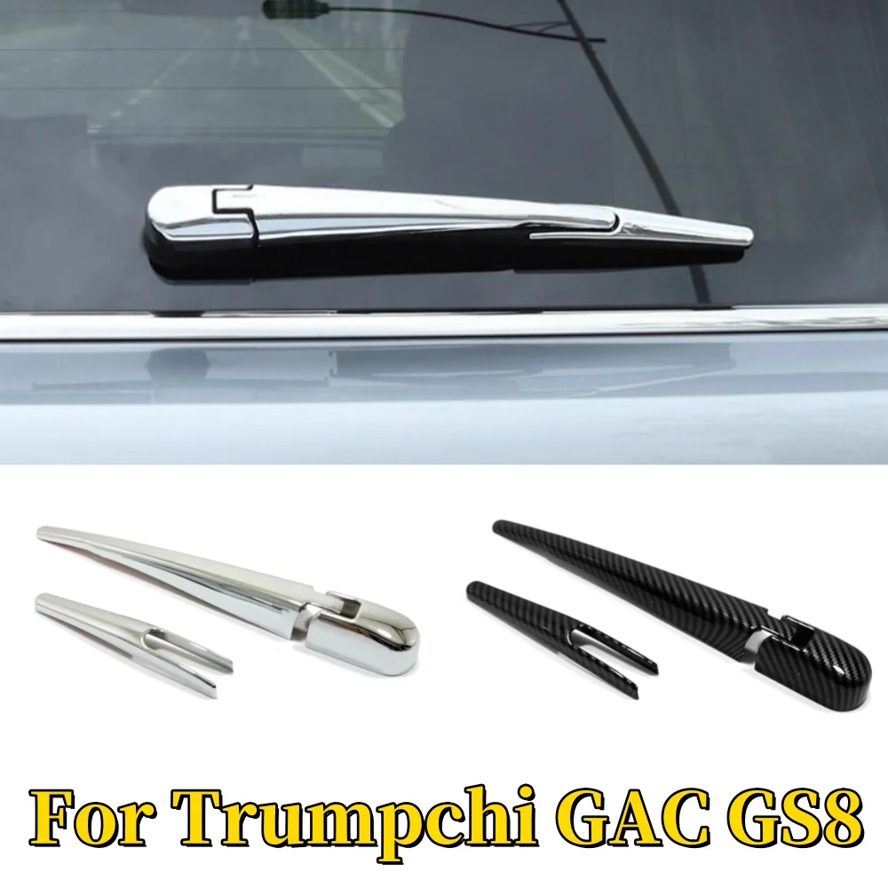 

For Trumpchi GAC GS8 2022 2023 2024 Car Rear Windscreen Wiper Cover Rear Window Rain Wiper ABS Exterior Styling Accessories