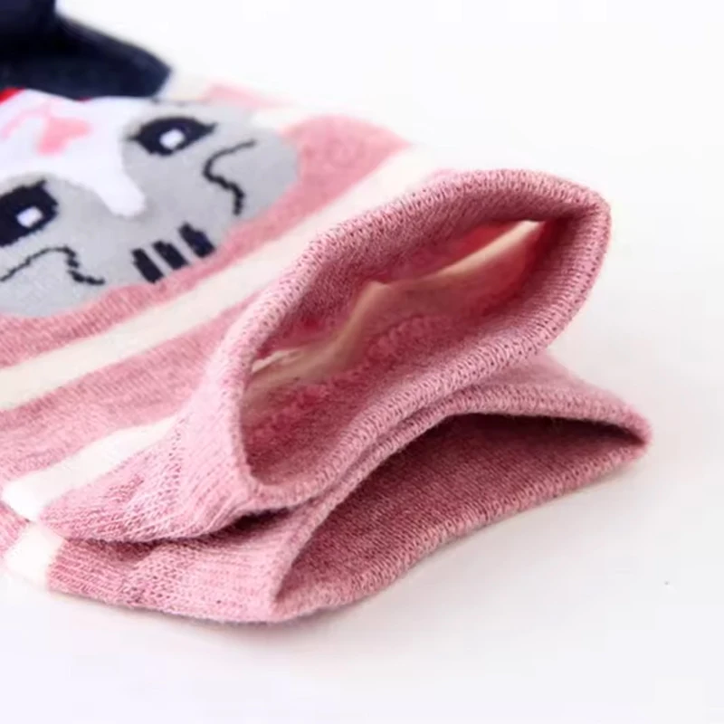 5 Pares de Meias Femininas com Estampas de Gatos, Bonitas, Únicas, Divertidas, Confortáveis, que Absorvem a Umidade