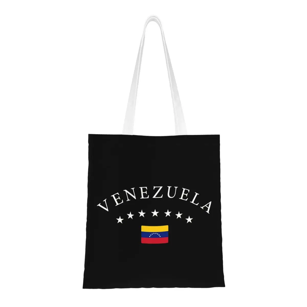 

Venezuela Shopper Bag Leisure Handbags Polyester College Tote Bag Women Print Beach Bag