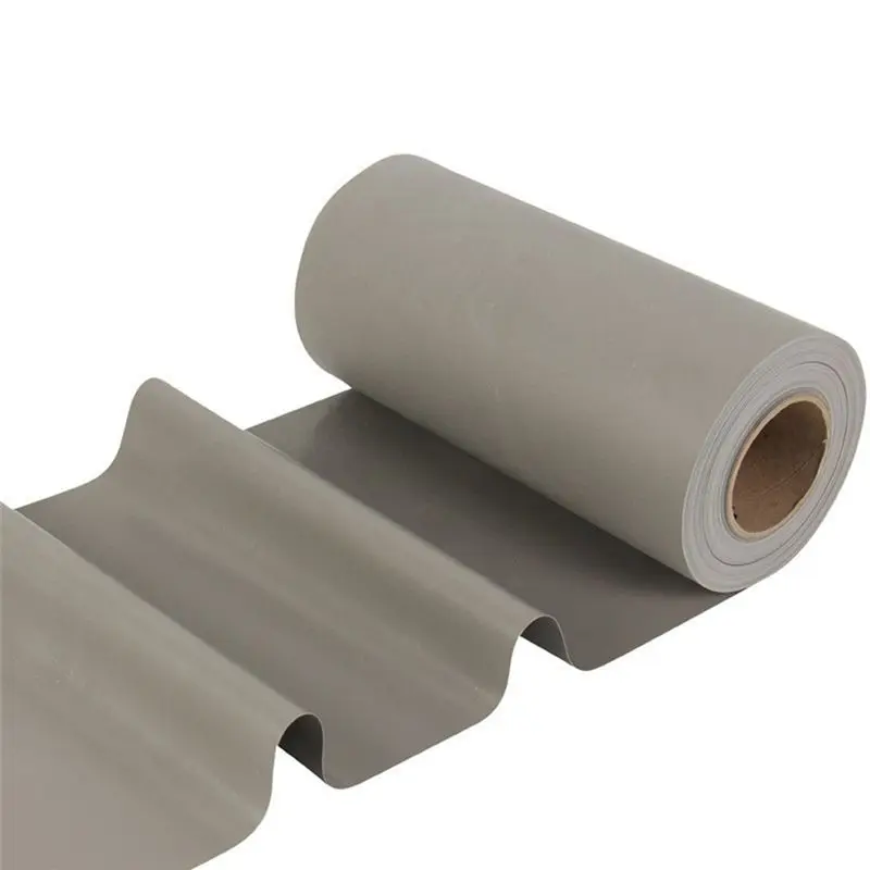 B84B-Insulating Silicone Cloth, 300Mm Wide Grey Soft Silicone Cloth, No Adhesive Backing Thermal Pad(1M)