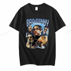 UN VERANO SIN TI Bad Bunny T Shirt Men Women Fashion Hip Hop Music Albums Short Sleeve Plus Size T Shirt Unisex