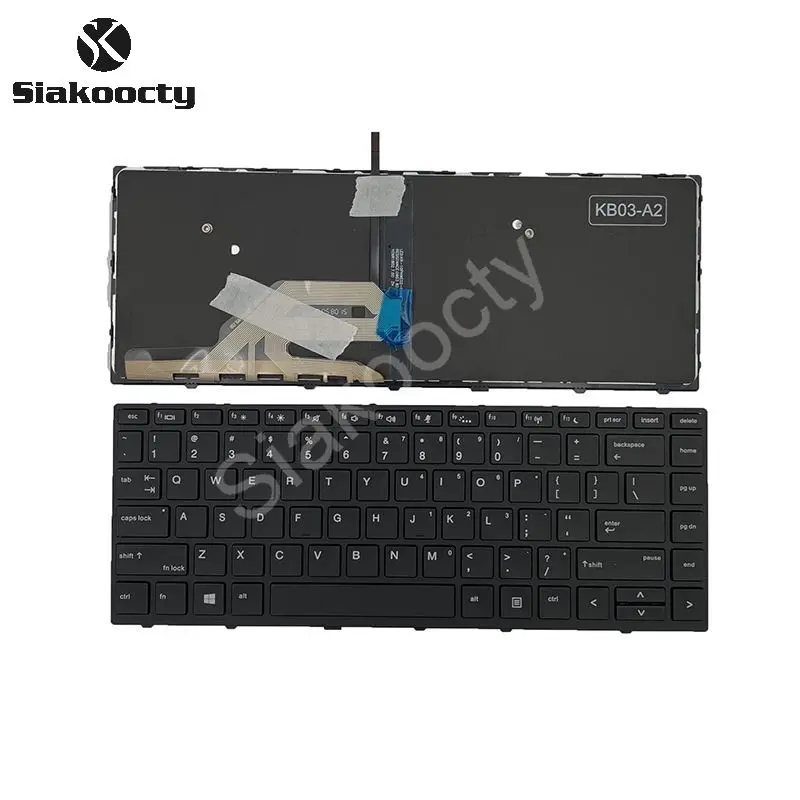 

Новая английская клавиатура с подсветкой Siakoocty для HP Probook 430 G5 440 G5 445 G5 Series L21584-001