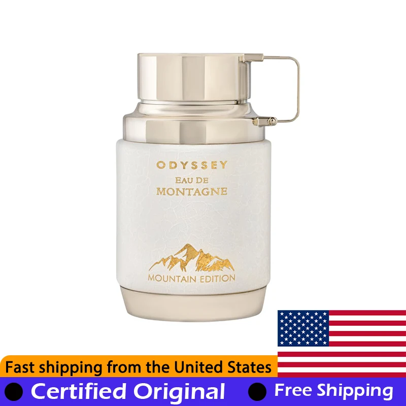 Armaf Odyssey Eau de Montagne Eau de Parfum 3.4 Ounce Lasting Oriental Vanilla Pheromones Perfume 100 ML Original Arab Perfumes