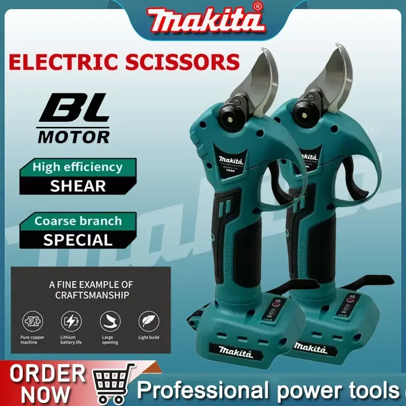 

Аккумуляторные садовые ножницы Makita 18В для профессиональной обрезки, беспроводные электрические ножницы-секаторы, инструменты для обрезки, беспроводные дрели-инструменты