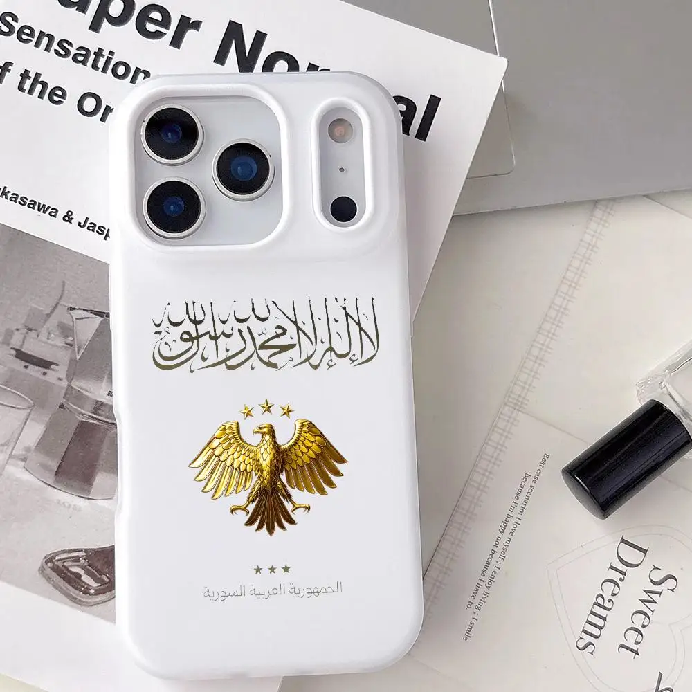 

Syrian Arab Republic Phone Case For iPhone 17 16 15 14 13 12 11 Pro Max Plus Mini Case Clear Jelly Shockproof Soft Cover
