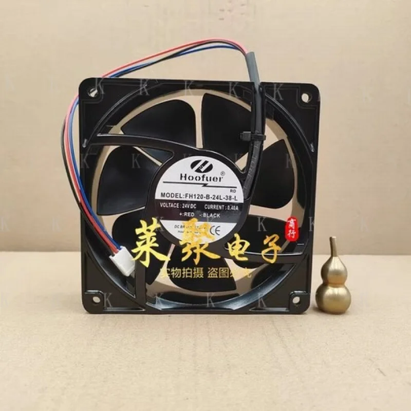 

C FOR Hoofuer FH120-B-24L-38-L 12038 DC24V 0.40A 12CM 3-Pin Axial Cooling Fan