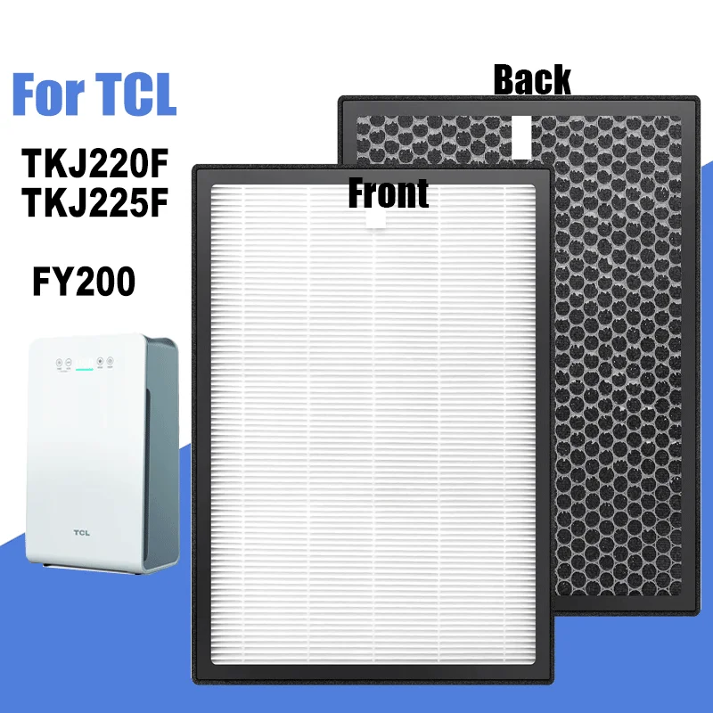 for TCL Air Purifier Model TKJ220F and TKJ225F FY200 Hepa combined Activated Carbon Deodorizing Filter