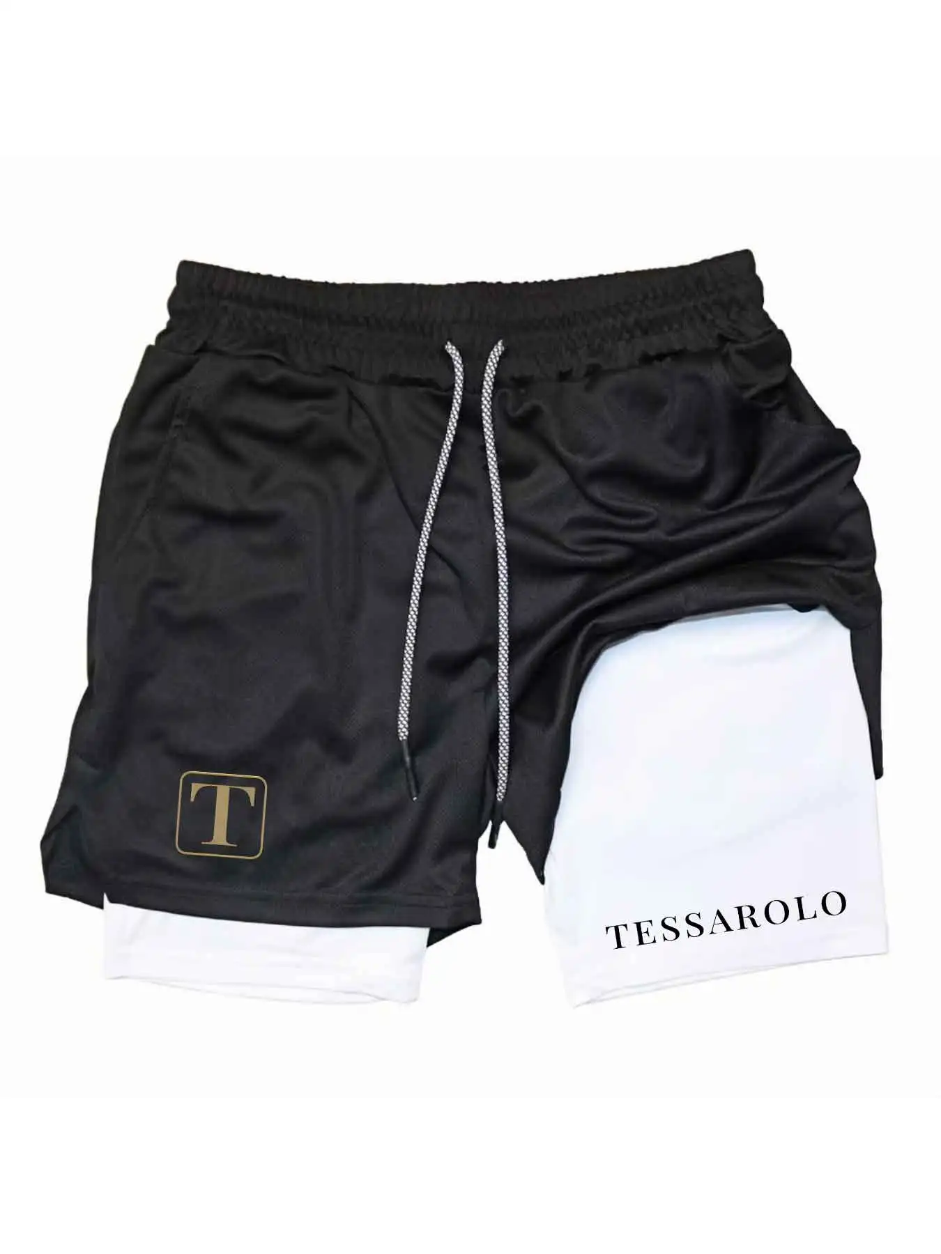 2026 Sommer-Sportshorts 2-in-1 Gym-Laufshorts für langsames Laufen, Freizeit-Sportbekleidung, Fitness-Doppellagen-Shorts