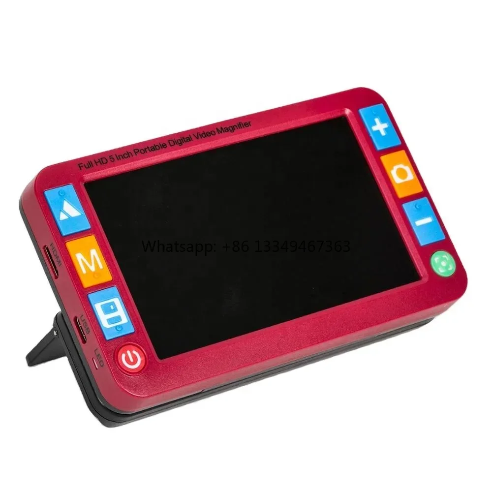 

Designed for Reading Prescriptions Price Tags 32X Mag Video Magnifier 5 inch LED Low Vision Digital Magnifier Specifically