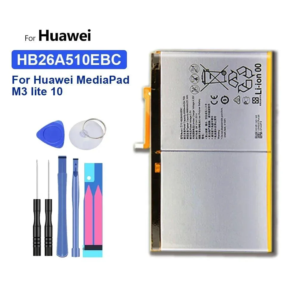 Tablet Battery HB26A510EBC For Huawei MediaPad M3 lite 10 Tracking Number