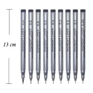 Professional Sketch Hook Pen Needle Line, Waterproof Rapid Drying Paint, Multi-Taman Brush, Art School Stationery, 0.05-0.8mm 8 Main Sales Markers for Professional Design - №6