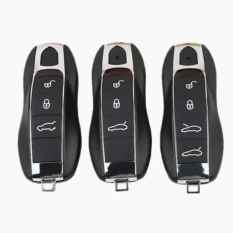 With-logo Car smart key replacement shell for Porsche key Cayenne Macan718 Boxster 911 modified remote control replacement shell