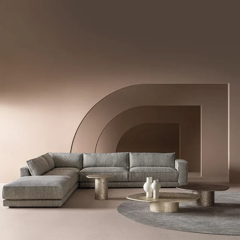 Living room special-shaped coffee table light luxury high-end art retro metal brass medieval tea tabl