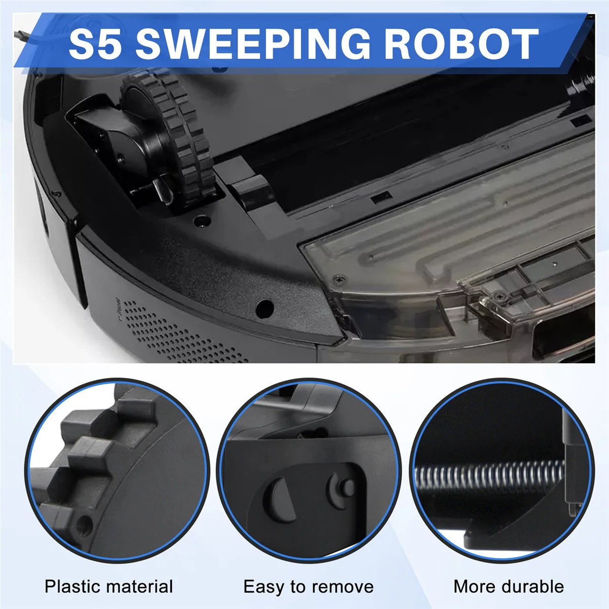 Xiaomi Roborock S5 シリーズロボット掃除機交換用ホイール右ホイールモジュール Parts_A66K