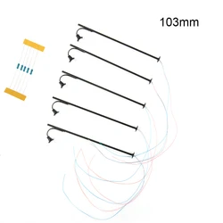 5Pcs Model Railway Lights Lattice Mast Light 6060 Track H0 Kit Platform Light LED 3V 20MA Home Decor
