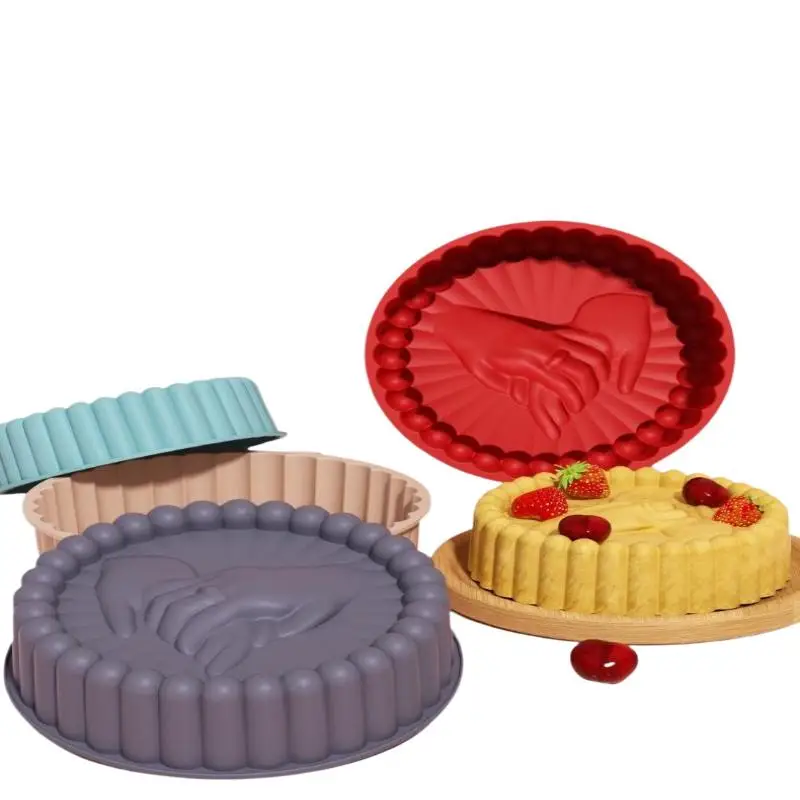 6 Inch Charlotte Cake Pan Silicone Cheesecake Nonstick Round Silicone Baking Mold Cake Molds For Strawberry Shortcake Tart Pie