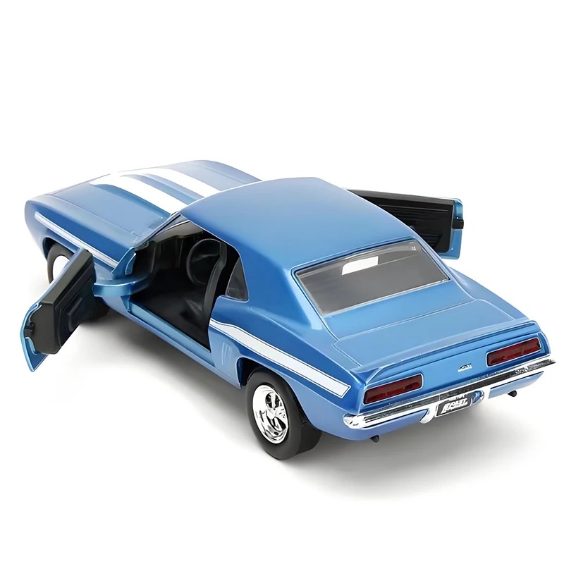 JADA 1:32 Camaro 1969, legering auto, gegoten en speelgoedvoertuigen, automodel, miniatuurschaalmodelauto voor kinderen