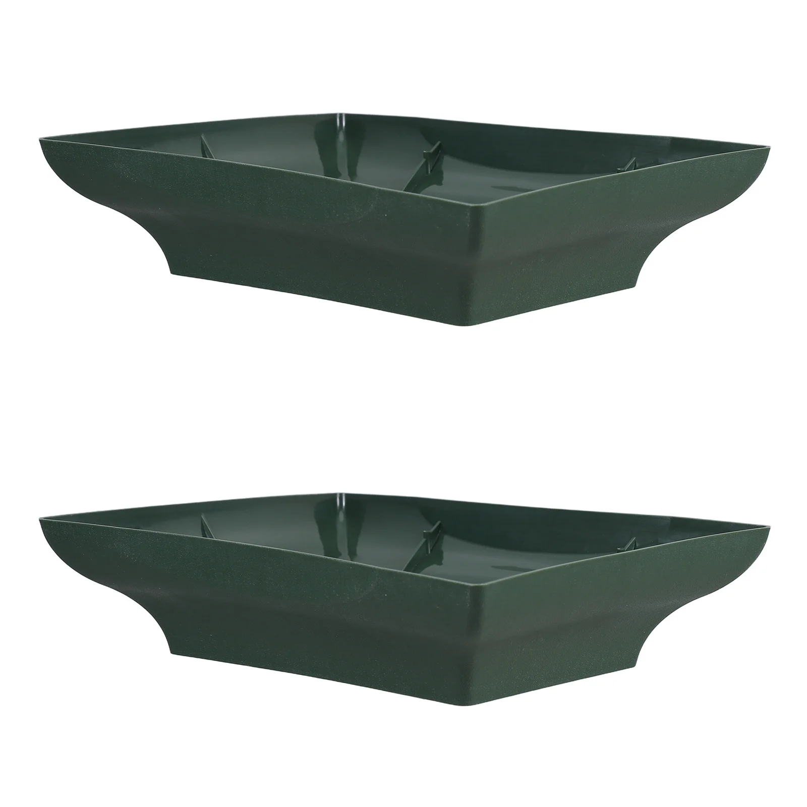 

2Pcs Flower Mud Holder Floral Foam Plastic Tray Stable Flower Arrangement Base for Wedding DIY Floral Centerpiece Supplies