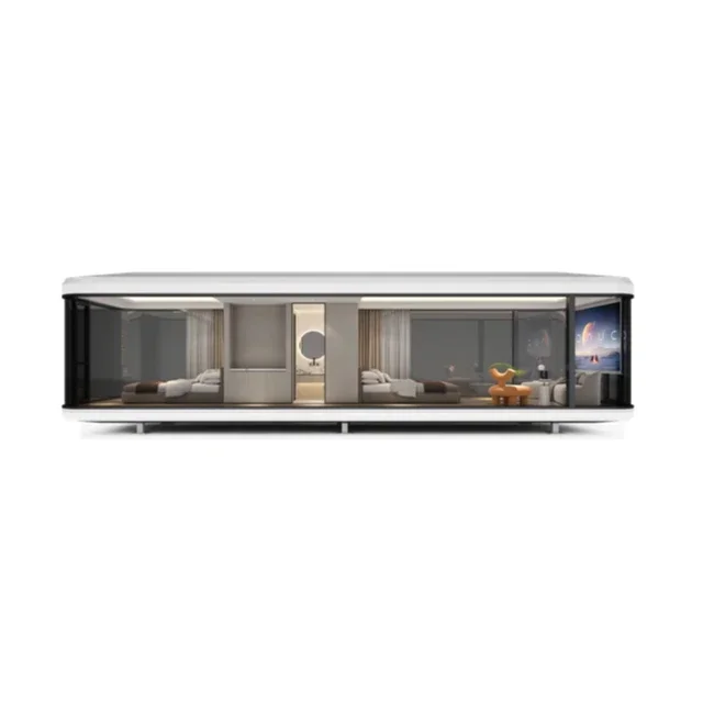 

E7-3 Prefab House Modern cap sule cabin Hotel Container home sleep pod Outdoor Mobile Tiny house luxury Cap sule House