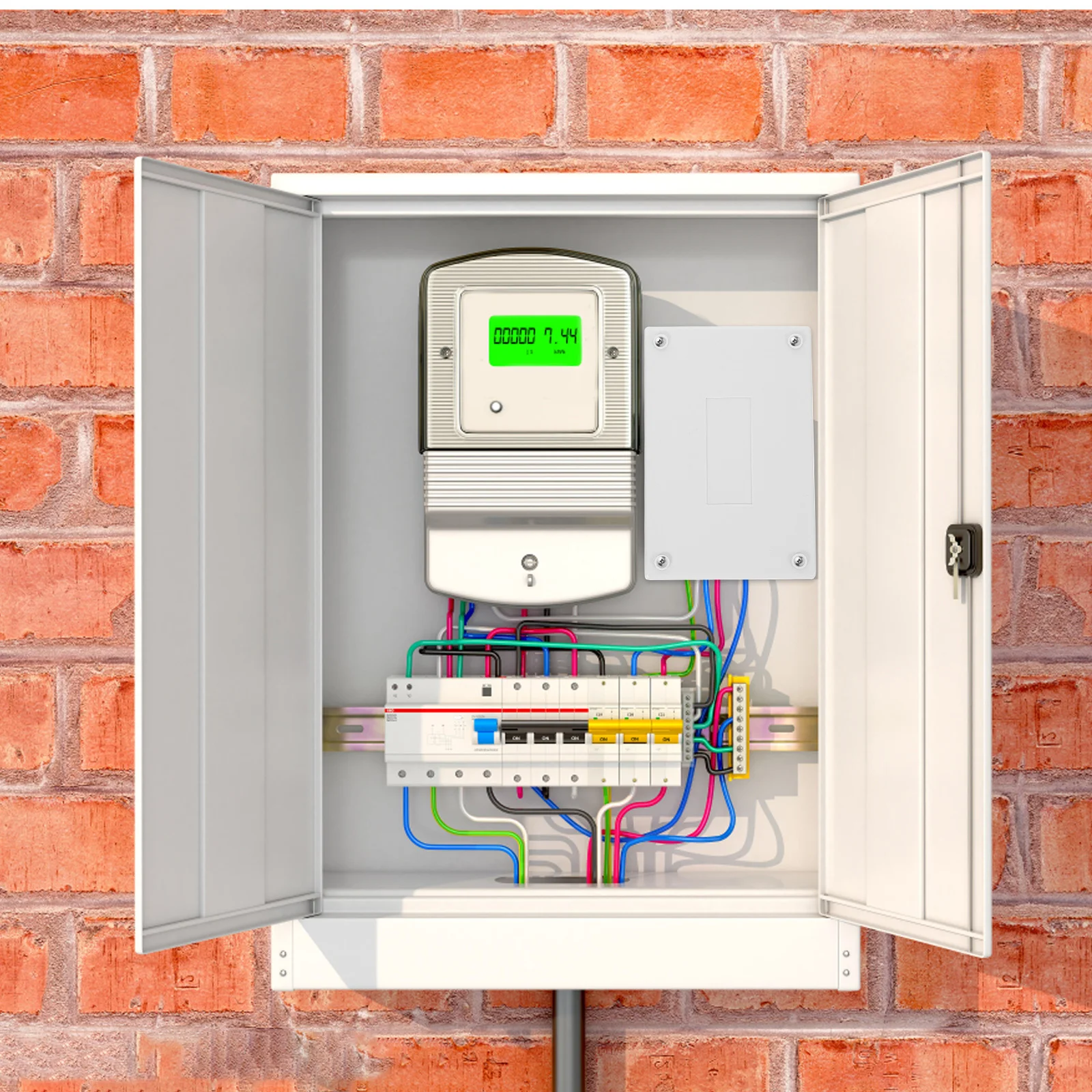 1 قطعة صندوق تخزين مخفي حاوية تقاطع سرية للأشياء الثمينة المحمولة البلاستيك الضميمة مقصورة سرية المال المخفي #4