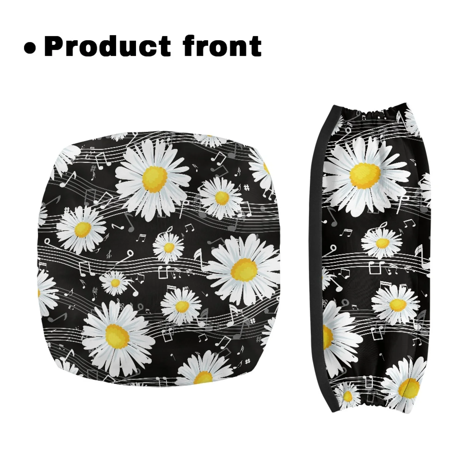 Coloranimal Daisy Musical Note 2PCS Seat & Backrest Cover Set for Elder Walker Seat Set 2026 Trending