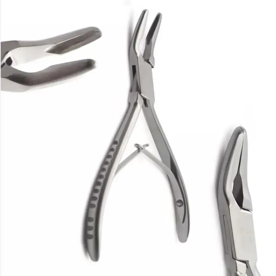Dental Orthodontic Bone Rongeur Plier Stainless Steel Surgical Forceps for Dentist and Oral Surgery