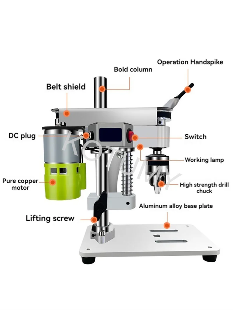 Mała Mini wiertarka DC regulacja prędkości wiertarka elektryczna wiertarka pulpitu wiertarka stołowa precyzyjnego stojak na wiertarkę