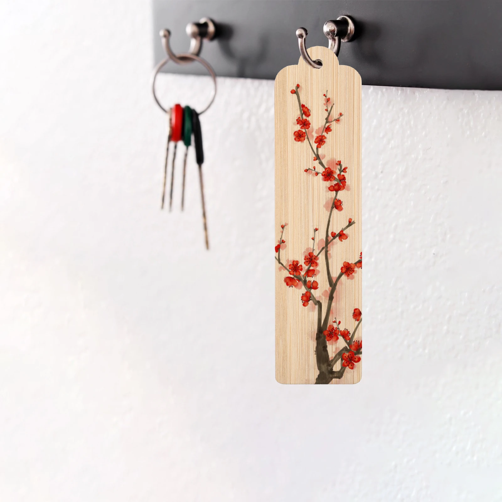 10pcs Wood Blank Retro Blank Bookmarks Tags Label Unfinished Wood Painting Board Material Craft Retro Bookmarks Label Diy