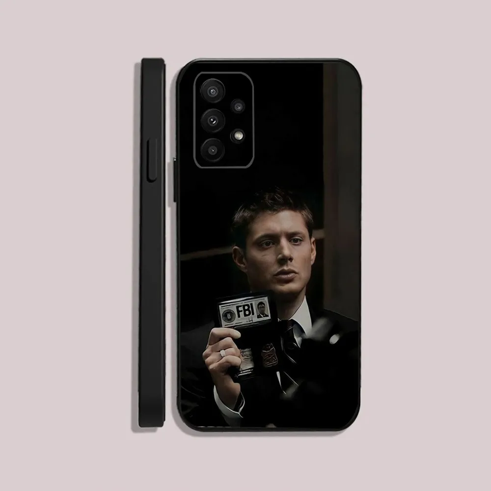 Celebrity D-Dean Winchester Phone Case For Samsung S24,23,22,30,21,10,9,Ultra,Plus,Lite,FE,5G Black Soft Case