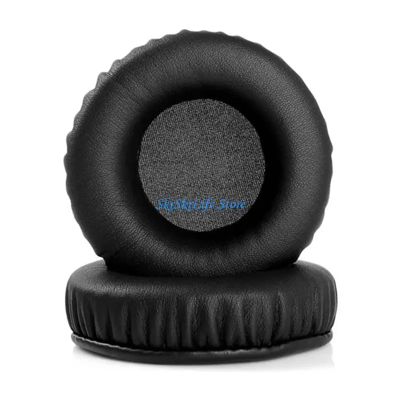 

E65E 1Pair Earpads Protein Leather Ear Pad Ear Cushions Cover Memory Foam Earmuffs for MDR NC8 MDR-NC8 Headsets