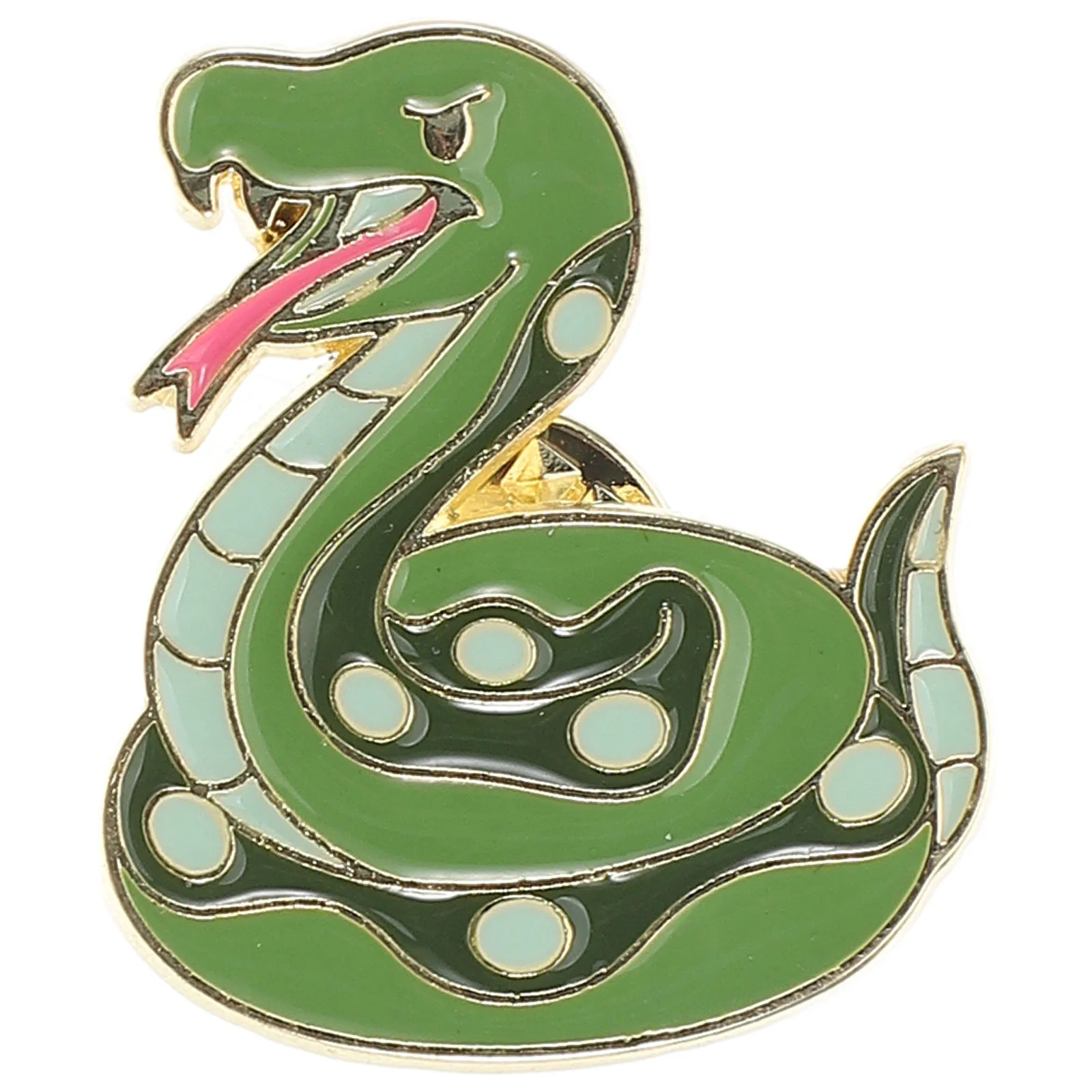 

Year of the Brooch Decorative Pins Elegant Snake Design Pendant Zinc Alloy Jewelry Accessory Chinese Style Souvenirs Zodiac