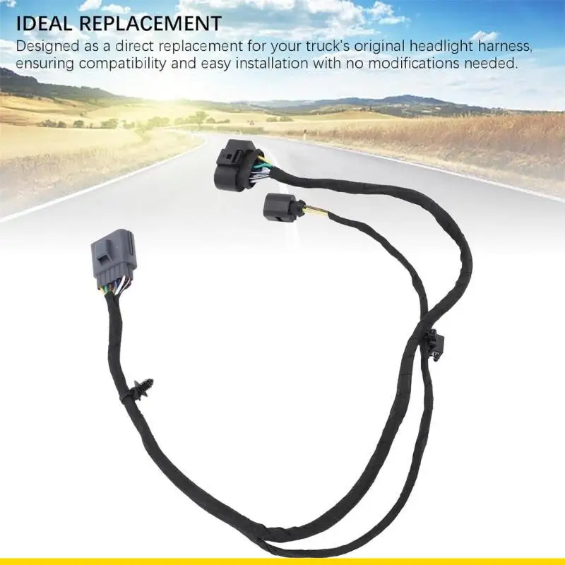 SZCH Headlight Cable Harness Headlamp Cable Wiring Truck Replacement Part Accessories Easy Installation for FM FH Truck