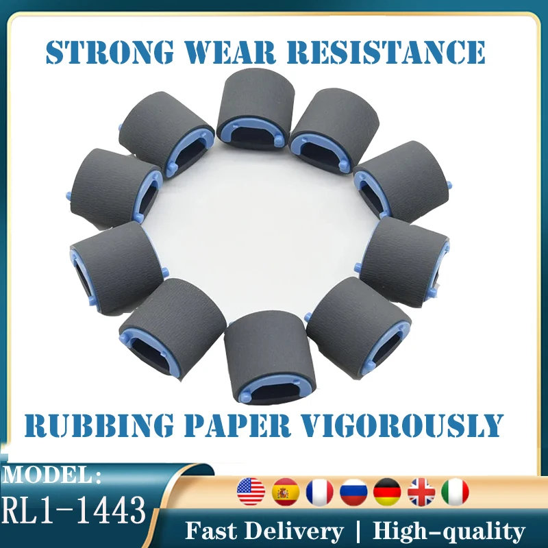 

10 шт. RL1-1442-000 RL1-1443 Ролик захвата бумаги для HP P1005 P1006 P1007 P1008 P1009 P1108 P1106 P1102 P1102W M1132 M1213 M1216