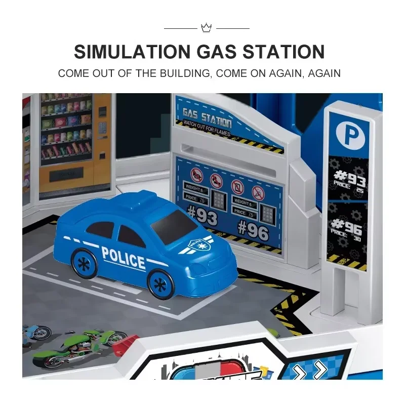 Elektryczne pociągi kolejowe, budowa, parking, wyścigi przygodowe, zabawki kolejowe dla dzieci, interaktywne pociągi mechaniczne rozwijające mózg, zabawki dla chłopców.